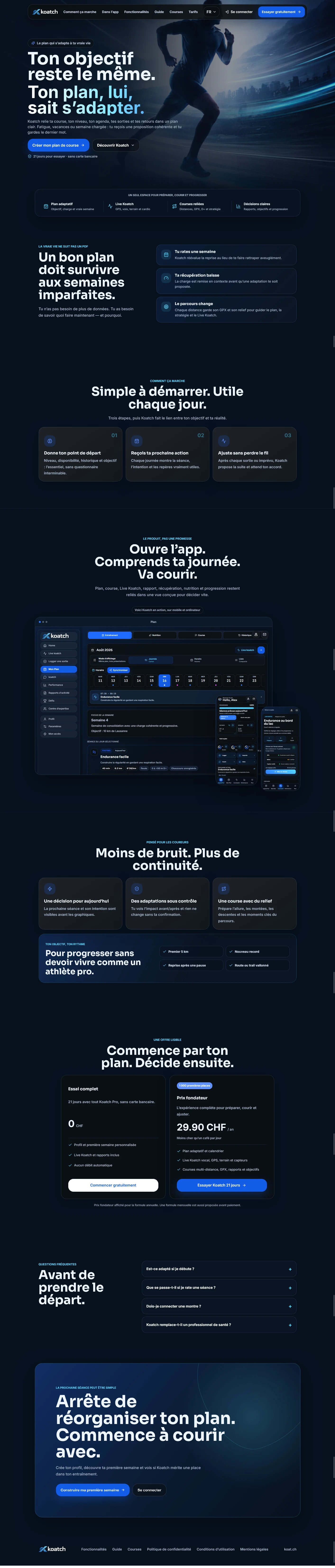 Koatch — Le site de présentation · Ordinateur