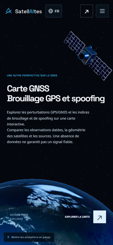 Présentation de SatellAItes sur mobile